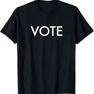 Vote T-Shirt Unisex Black XL election